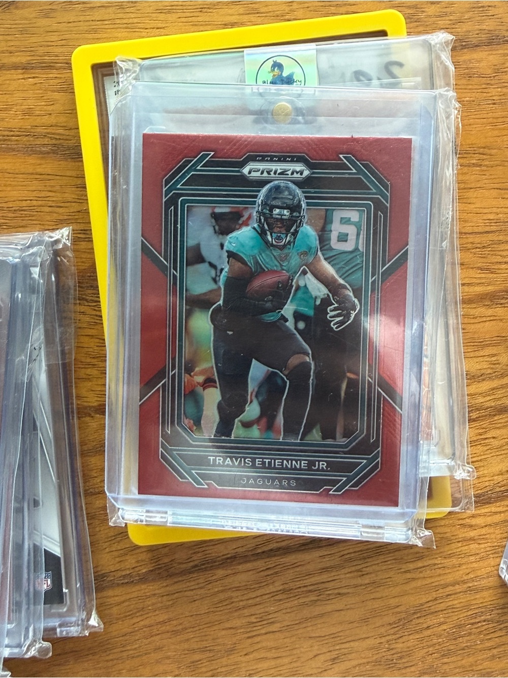 Travis Etienne Jr. Football Trading Card - Red Insert ssp